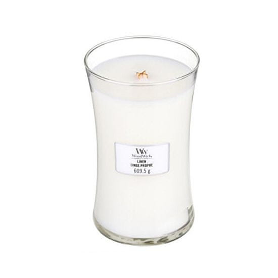 Woodwick Dišeča vaza za sveče Posteljnina 609,5 g