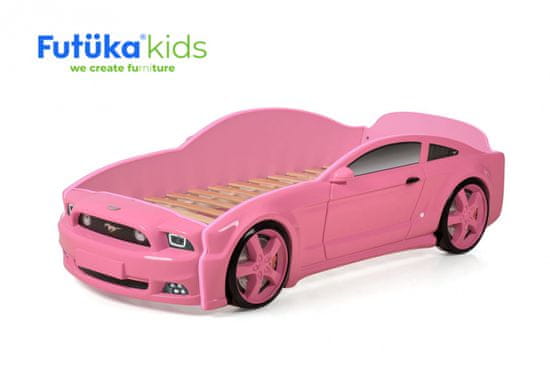 Futuka Kids Otroška postelja avto LIGHT 3D MG