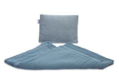 Sensillo Pleten komplet za otroško posteljico Modra