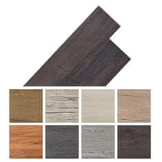 Vidaxl Samolepilne talne plošče PVC 5,02 m2 2 mm temno rjave