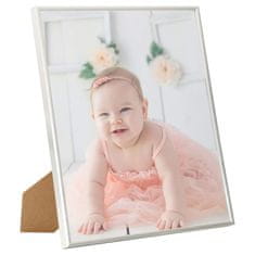 Vidaxl Foto okvirji 5 kosov stenski srebrni 50x50 cm MDF