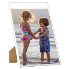 Vidaxl Foto okvirji 5 kosov stenski/namizni beli 42x59,4 cm MDF