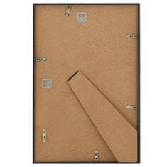 Vidaxl Foto okvirji 3 kosi stenski/namizni črni 70x90 cm MDF