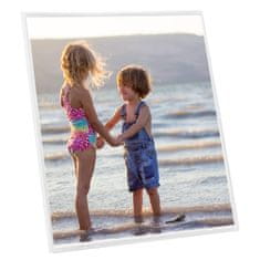 Vidaxl Foto okvirji 3 kosi namizni beli 20x25 cm MDF
