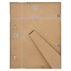 Vidaxl Foto okvirji 5 kosov stenski beli 40x50 cm MDF