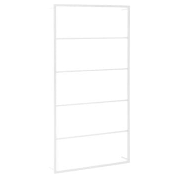 Vidaxl Stojalo za brisače belo 60x10x116 cm jeklo