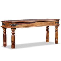 Vidaxl Grajska klop iz trdnega palisandra 110x35x45 cm