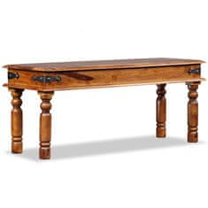 Vidaxl Grajska klop iz trdnega palisandra 110x35x45 cm