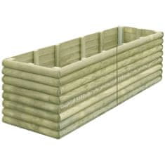 Vidaxl Visoka greda 206x50x48 cm impregnirana borovina