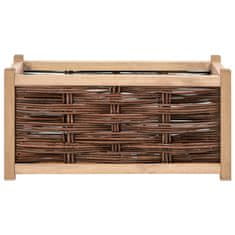 Vidaxl Visoka greda 80x40x40 cm trdna borovina