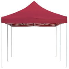 shumee Profesionalni šotor za zabave aluminij 6x3 m vinsko rdeč