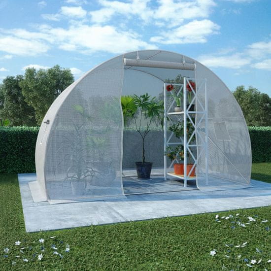 Vidaxl Rastlinjak 4,5 m2 300x150x200 cm