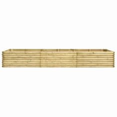 Vidaxl Visoka greda 300x50x48 cm impregnirana borovina 19 mm