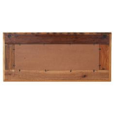 Vidaxl Ogledalo z Budo 110x50 cm trden predelan les