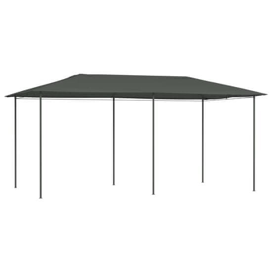 Vidaxl Paviljon 3x6x2,6 m antraciten 160 g/m2