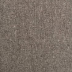 Vidaxl Gugalni stol taupe blago