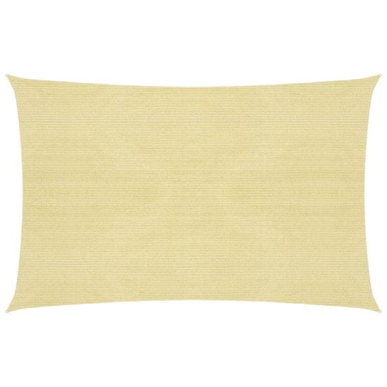 shumee Senčno jadro 160 g/m2 bež 3x4 m HDPE
