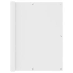 Vidaxl Balkonsko platno belo 120x600 cm oksford blago