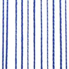 Greatstore Zavese iz nitk 2 kosa 100x250 cm modre barve