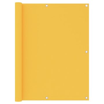 Vidaxl Balkonsko platno rumeno 120x500 cm oksford blago