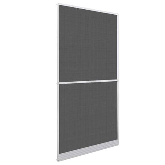Vidaxl Bela krilna mreža proti insektom za vrata 100 x 215 cm