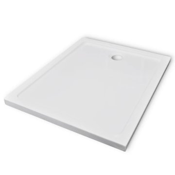 Vidaxl Pravokotna ABS tuš kad 80x100 cm