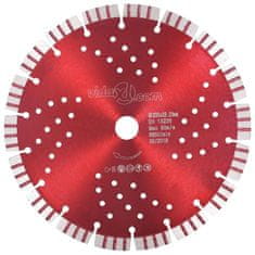 Vidaxl Diamantni rezalni disk s turbo in luknjami iz jekla 230 mm