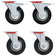 shumee vidaXL Gibljiva kolesa 4 kosi 125 mm