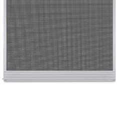 Vidaxl Bela krilna mreža proti insektom za vrata 100 x 215 cm