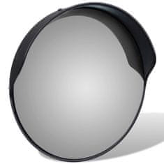 Vidaxl vidaXL Konveksno prometno ogledalo, 30 cm, črno