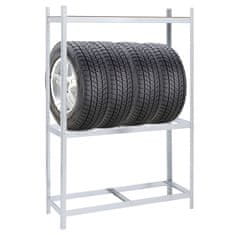 Vidaxl Stojalo za pnevmatike 795 kg jeklo