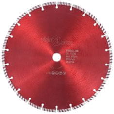 Vidaxl Diamantni rezalni disk s turbo jeklom 300 mm