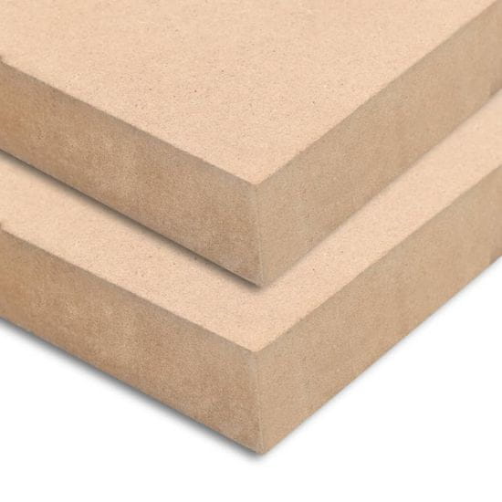 shumee MDF plošče pravokotne 2 kosa 120x60 cm 25 mm