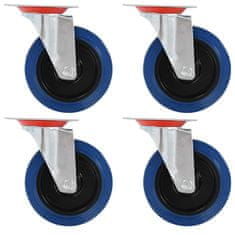 Vidaxl Gibljiva kolesa 4 kosi 125 mm