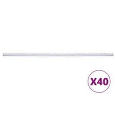 Vidaxl Stenske bodice 40 kosi 1 m pocinkano jeklo