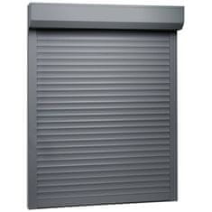 Vidaxl Rolete iz aluminija 70x100 cm antracitne