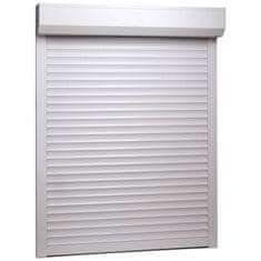 Vidaxl Rolete iz aluminija 130x140 cm bele