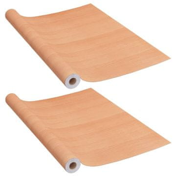 Vidaxl vidaXL Samolepilni furnir za pohištvo, japonski hrast, 500 x 90 cm, PVC