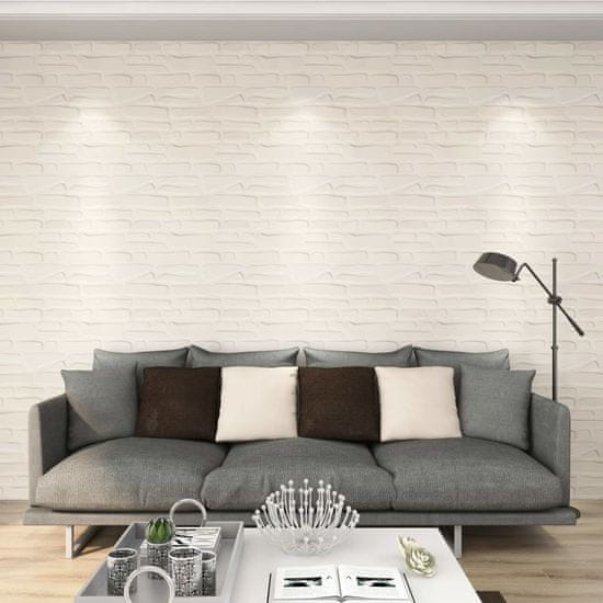 Vidaxl 3D stenski paneli 24 kosov 0,5x0,5 m 6 m2