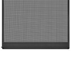 Vidaxl Komarnik za vrata na tečajih antraciten 100x215 cm