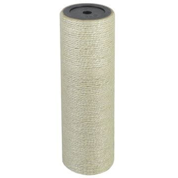 shumee vidaXL Mačji praskalnik 8x25 cm 10 mm bež