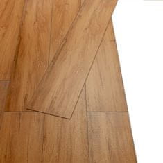 Vidaxl Samolepilne PVC talne plošče 5,21 m2 2 mm barva brestovine