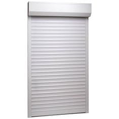 Vidaxl Rolete iz aluminija 110x220 cm bele