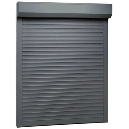 Vidaxl Rolete iz aluminija 120x150 cm antracitne
