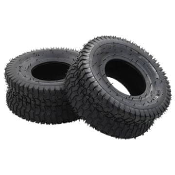 Vidaxl Pnevmatike za samokolnico 2 kosa 15x6,00-6 4PR guma