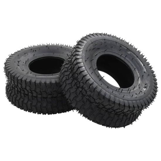 Vidaxl Pnevmatike za samokolnico 2 kosa 15x6,00-6 4PR guma