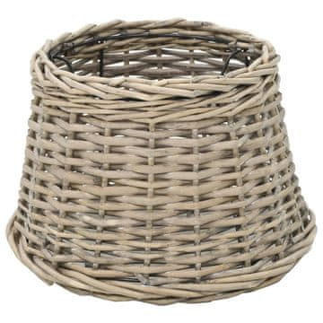 Vidaxl Senčilo za svetilko pleteno 30x20 cm naravne barve