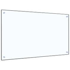 Vidaxl Kuhinjska zaščitna obloga prozorna 100x60 cm kaljeno steklo