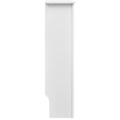 Vidaxl Pokrovi za radiatorje 2 kosa MDF 152 cm beli