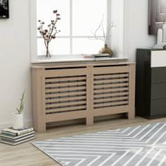 Vidaxl Pokrov za radiator 152x19x81,5 cm mediapan